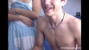 Teenage Duo Screwing On Cam 1